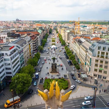פראג Wenceslas Square Apartment 150 M2 מראה חיצוני תמונה