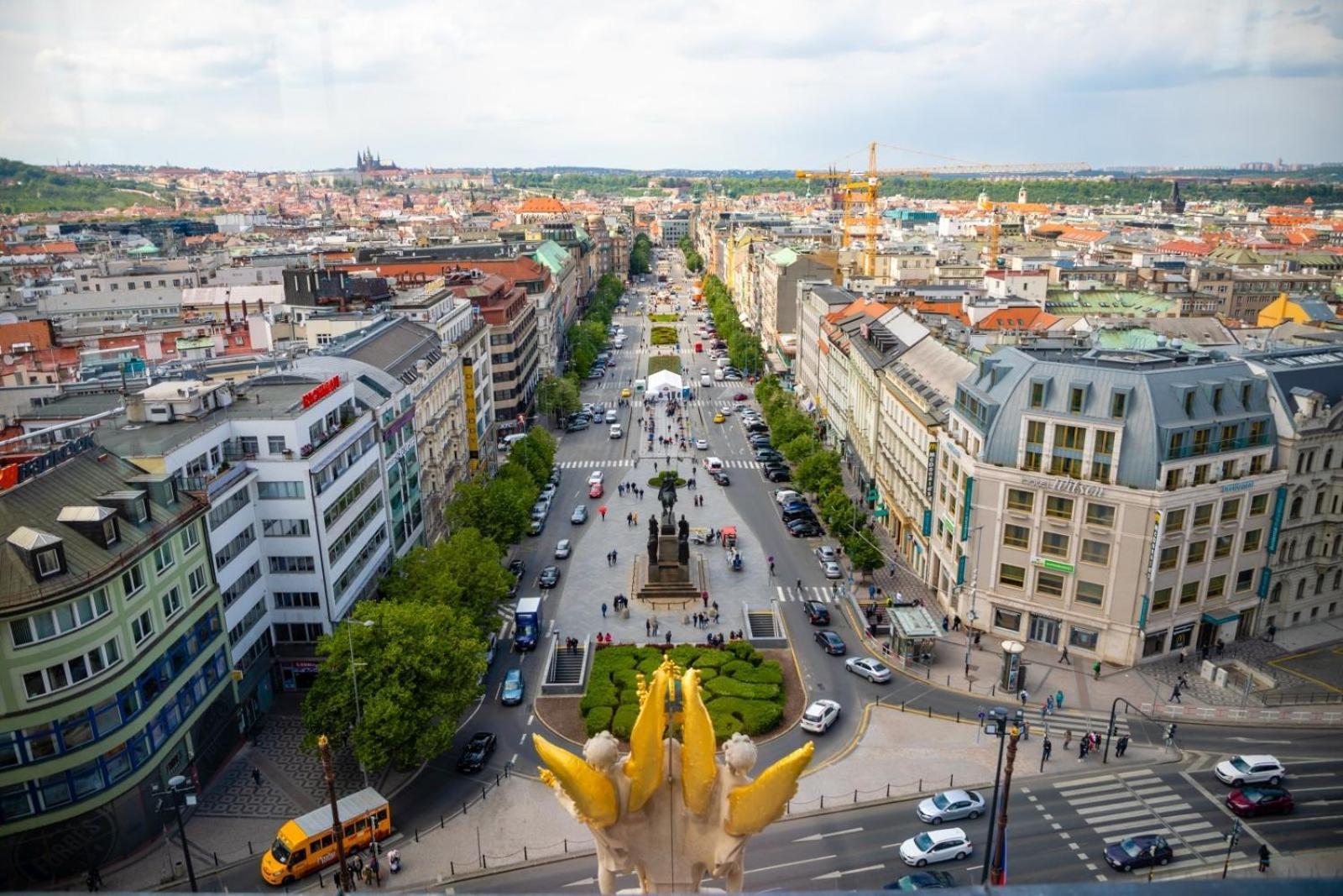 פראג Wenceslas Square Apartment 150 M2 מראה חיצוני תמונה