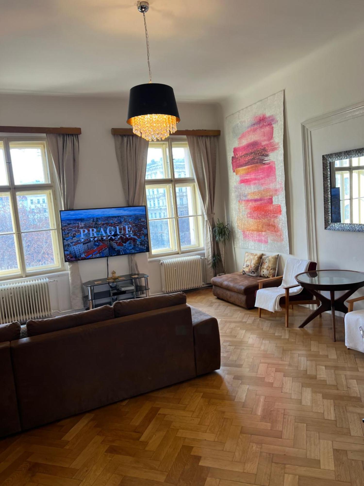 פראג Wenceslas Square Apartment 150 M2 מראה חיצוני תמונה